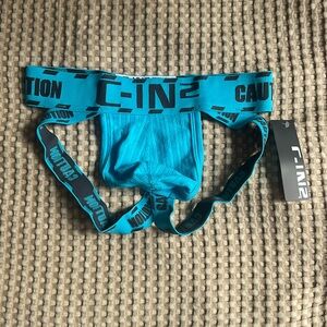 C-In2 Caution Collection Blue Jockstrap